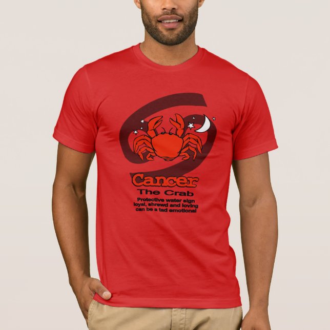 T-shirts Cancer "O Caranguejo" zodiac gastrorresistente cam (Frente)