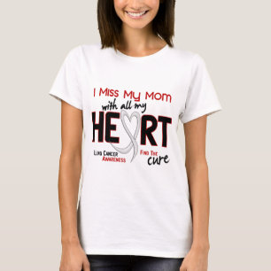 T-shirts Cancer Pulmonar Eu Sinto Falta Da Minha Mãe