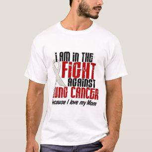T-shirts Câncer pulmonar na mamã da LUTA 1
