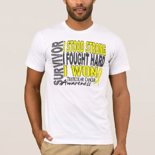 T-shirts Cancer Testicular do sobrevivente 4