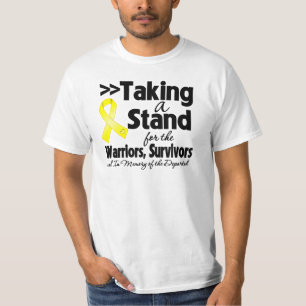 T-shirts Cancer Testicular que toma um tributo do suporte