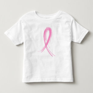 T-shirts Cancro da mama cor-de-rosa da fita 2