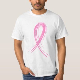 T-shirts Cancro da mama cor-de-rosa da fita 2