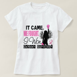 T-shirts Cancro da mama do sobrevivente 22
