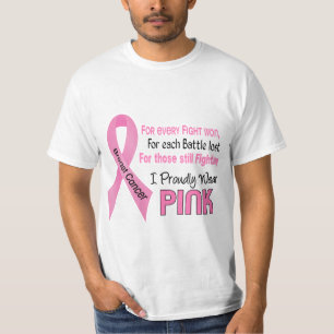 T-shirts Cancro da mama eu visto orgulhosa o rosa 1
