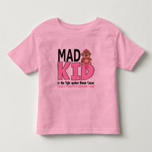 T-shirts Cancro da mama louco do miúdo