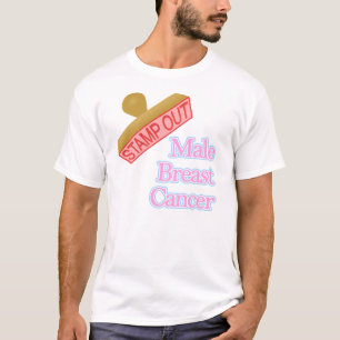 T-shirts Cancro da mama masculino