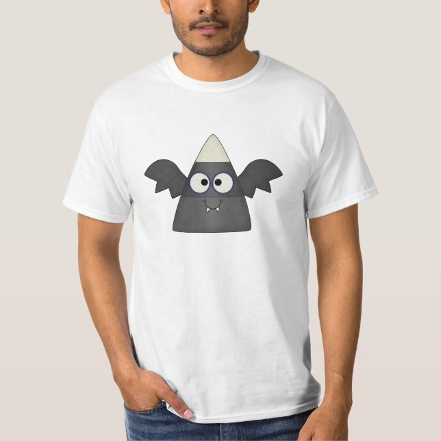 T-shirts Candy Corn Bat (Frente)