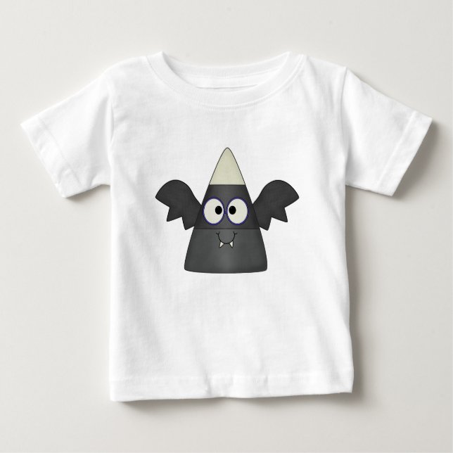 T-shirts Candy Corn Bat (Frente)