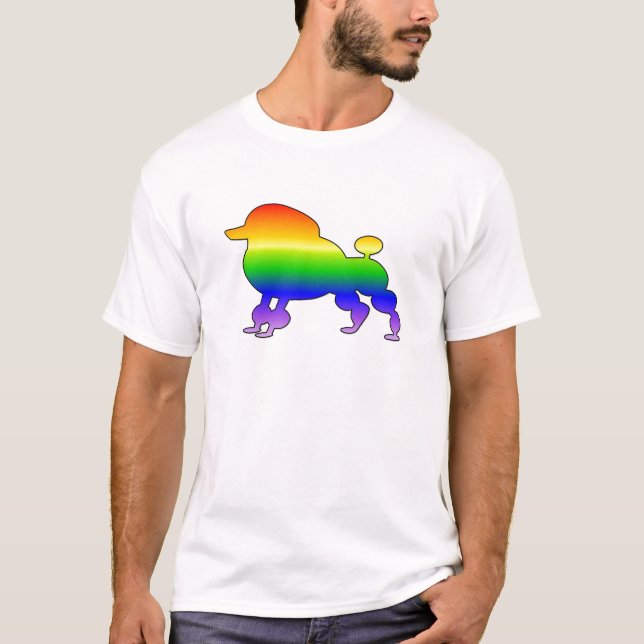 T-shirts Caniche do orgulho (Frente)
