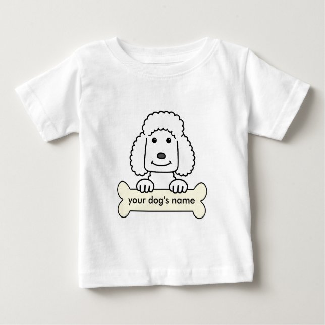 T-shirts Caniche personalizada (Frente)