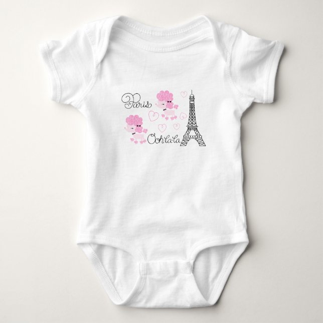 T-shirts Caniches de Paris (Frente)
