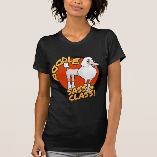 T-shirts Caniches - Sass & classe (Frente)