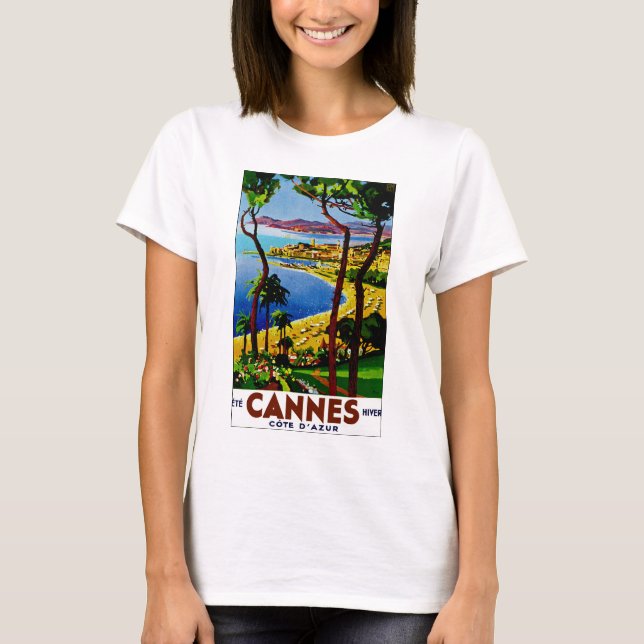 T-shirts Cannes ~ Cote d'Azur (Frente)