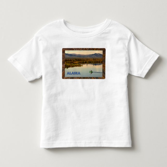 T-shirts Canoe Alaska (Frente)