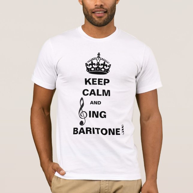 T-shirts Cante o barítono (Frente)