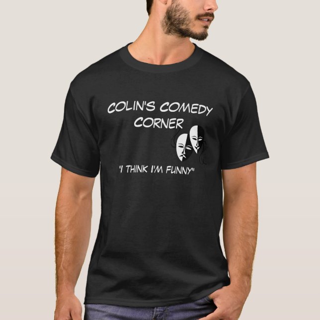 T-shirts Canto da comédia de Colin (Frente)