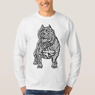 T-shirts Cão americano da intimidação