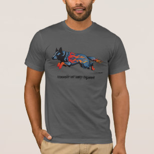 T-shirts Cão australiano do gado - inseguro em alguma