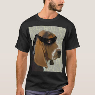 T-shirts Cão Cachorro do Basset Ninja