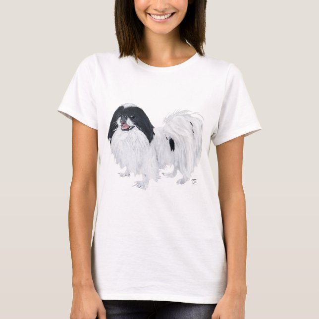 T-shirts Cão Chin Japonês (Frente)