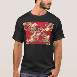 T-shirts cão chinês de ano novo