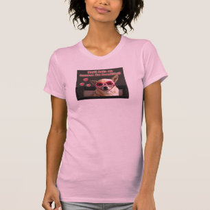 T-shirts Cão da chihuahua - ódio de Don't porque eu sou