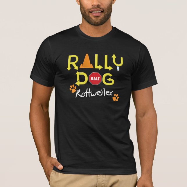 T-shirts Cão da reunião de Rottweiler (Frente)