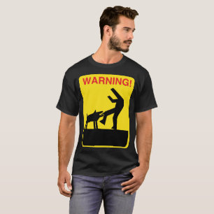 T-shirts cão de aviso