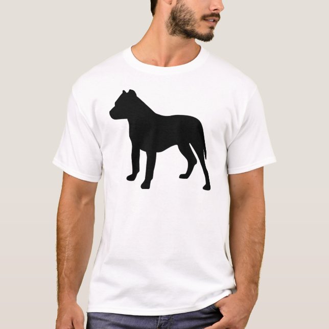 T-shirts Cão de Pitbull (Frente)