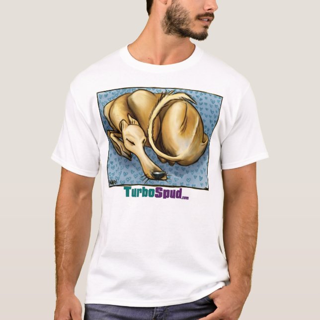 T-shirts Cão de Turbospud - de Snoozin (Frente)