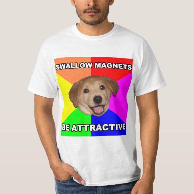 T-shirts Cão do conselho em ímãs (Frente)