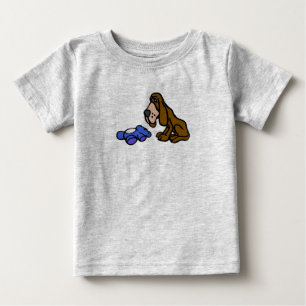 T-shirts Cão Droopy com brinquedo