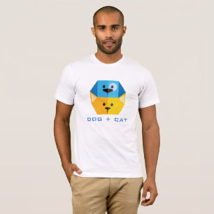 T-shirts cão e gato