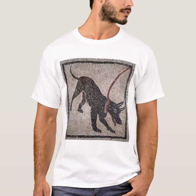 T-shirts Cão em uma trela, de Pompeii (Frente)