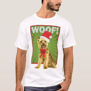 T-shirts Cão feliz de Yorkie do feriado