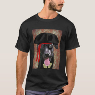 T-shirts Cão Negro Pirata Labrador