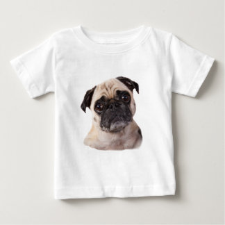 T-shirts cão pequeno bonito do pug