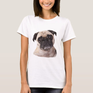 T-shirts Cão pequeno bonito do pug