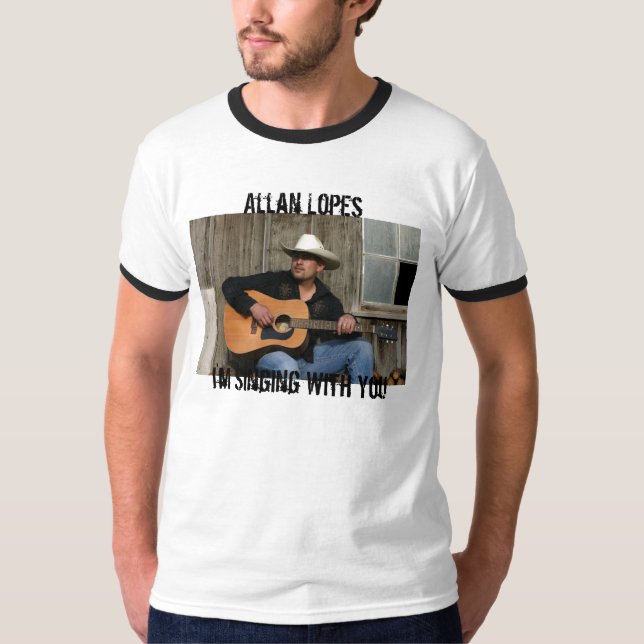 T-shirts Capa, Allan LopesI'm que canta com você (Frente)