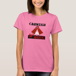 T-shirts Capa de equitação da fervura dos lagostins