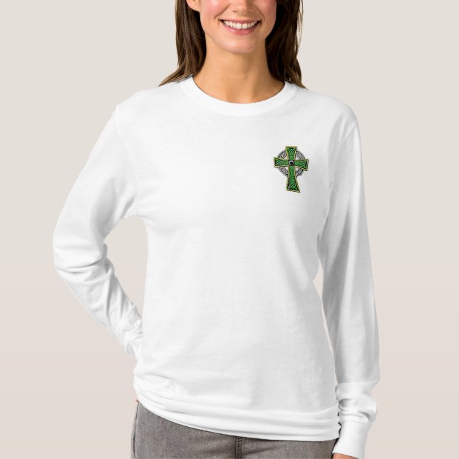 T-SHIRTS CAPA LONGA CRISTÃ IRLANDESA (Frente)