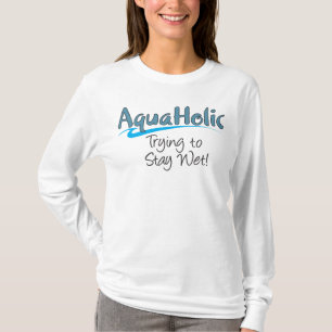 T-shirts Capa longa das senhoras de AquaHolic