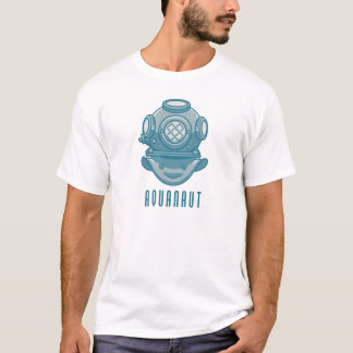 T-shirts Capacete de Bell de mergulho do Aquanaut