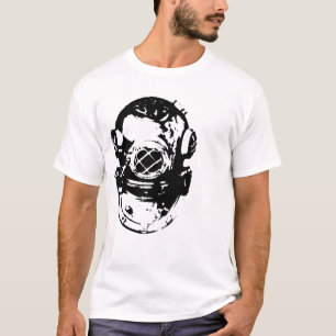 T-shirts capacete do mergulhador