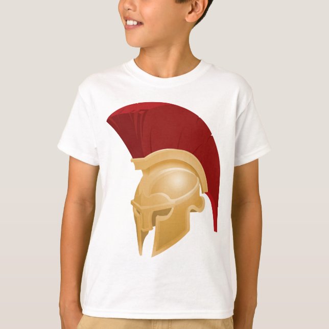 T-shirts Capacete espartano ou Trojan (Frente)
