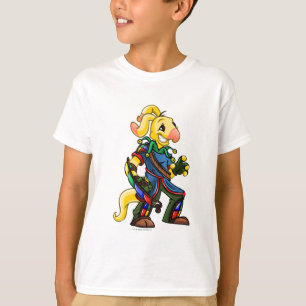 T-shirts Capitão 2 da Equipe da Ilha Roo