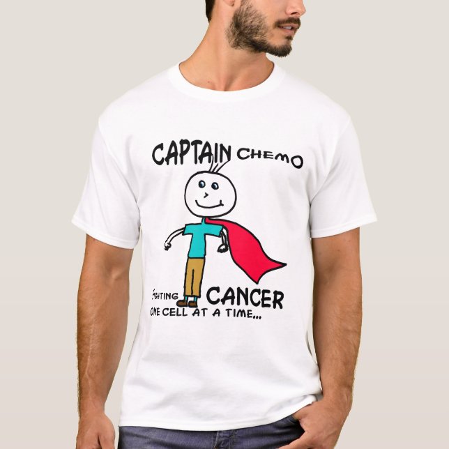 T-SHIRTS CAPITÃO CHEMO CANCER (Frente)