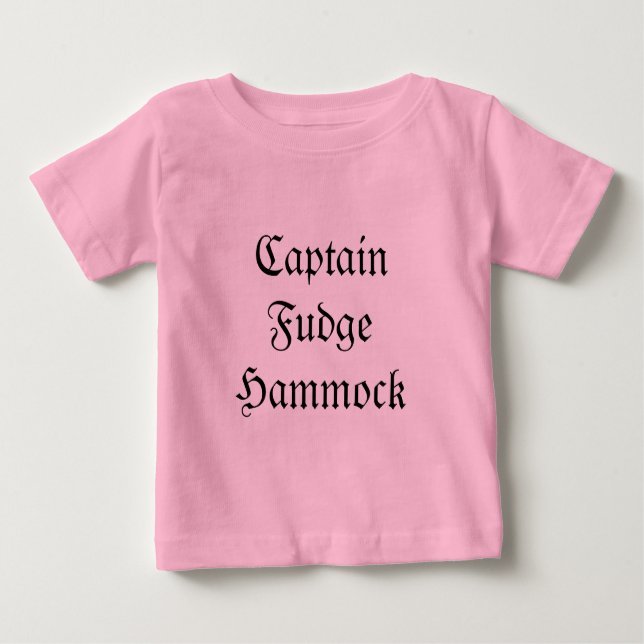 T-shirts Capitão Fudge Hammock (Frente)
