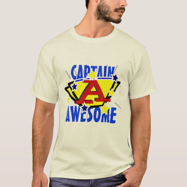 T-shirts Capitão Impressionante (Frente)